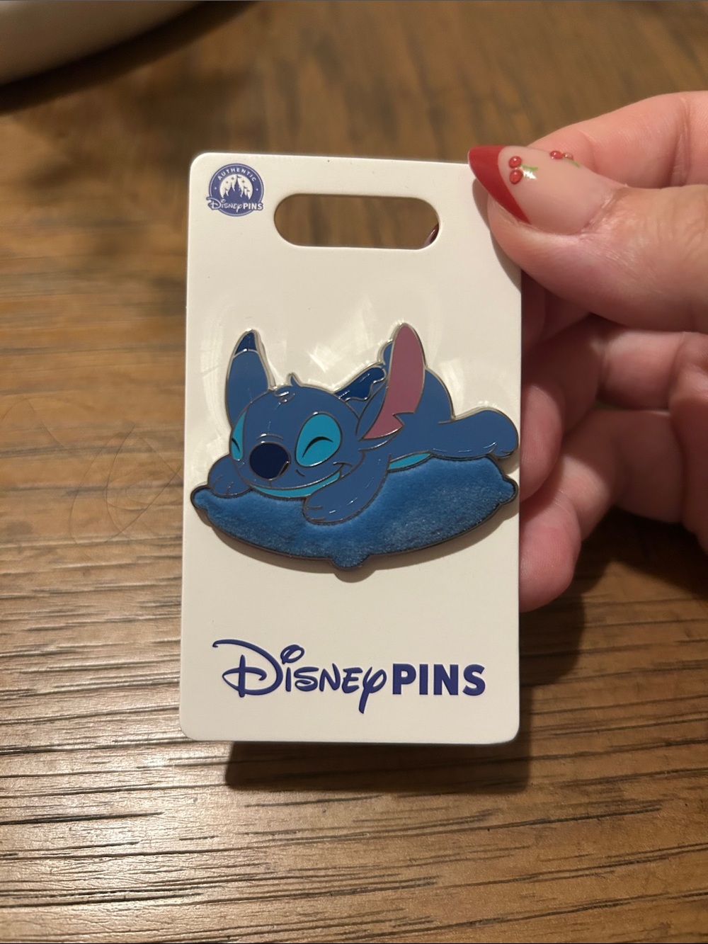 Disney Stitch Sleeping on a pillow Pin